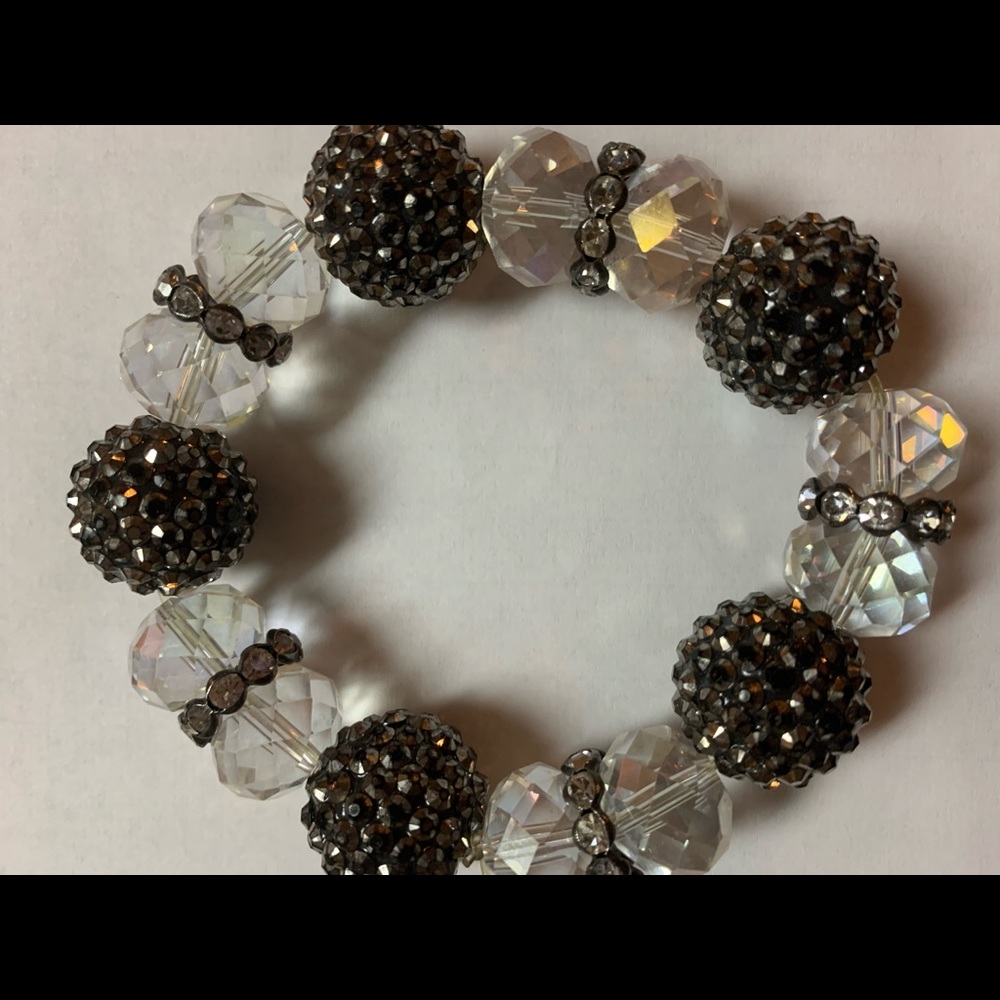 Maurices Stretch crystal beaded bracelet
